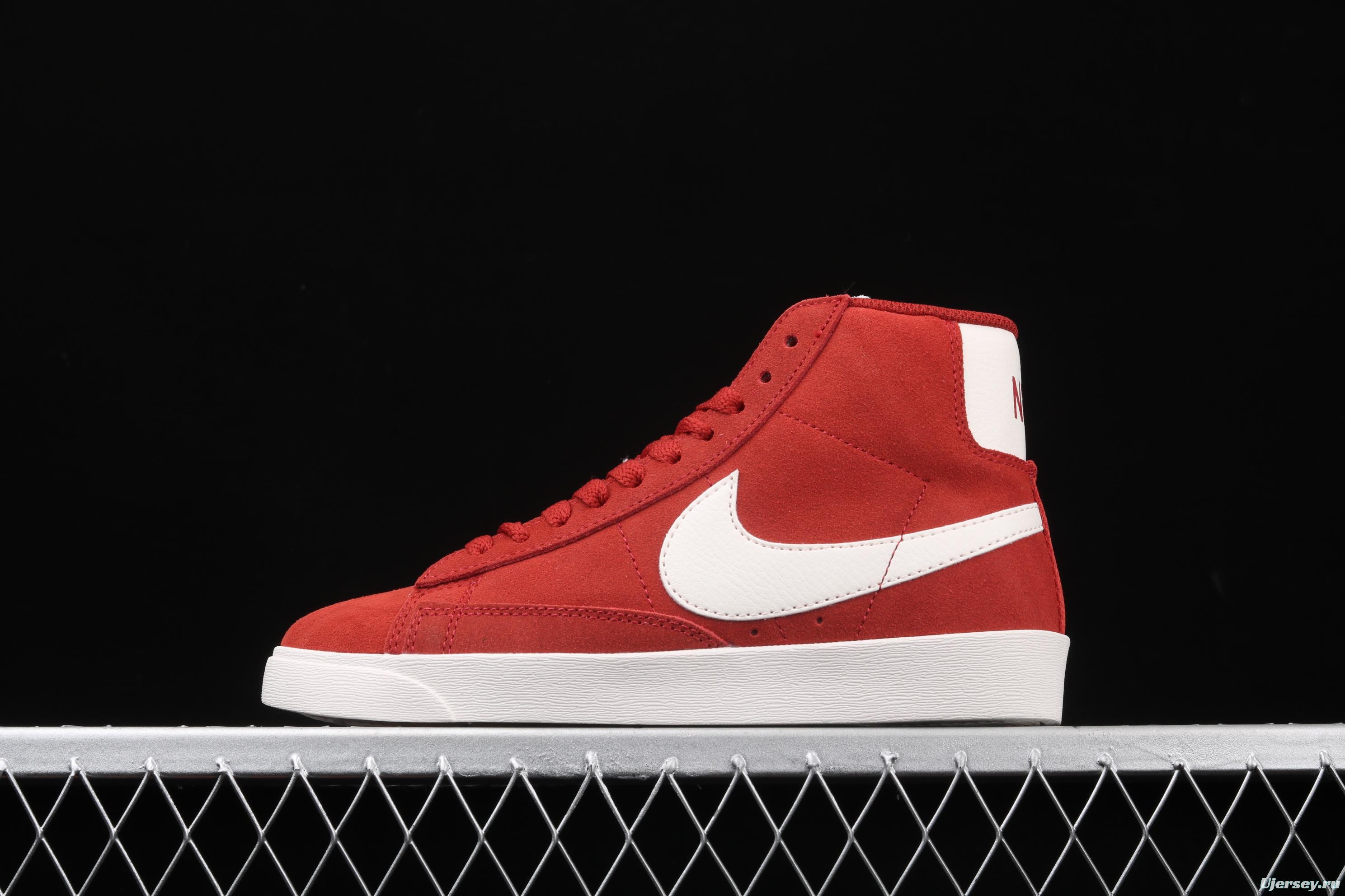 NIKE Blazer Mid Vntg Suede Trail Blazers high-top leisure sports board shoes AV9376-600