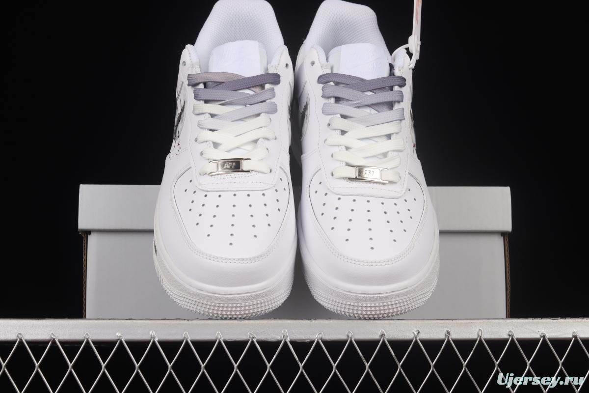 NIKE Air Force 1'07 Lx painted graffiti low-top sneakers DH2920-211