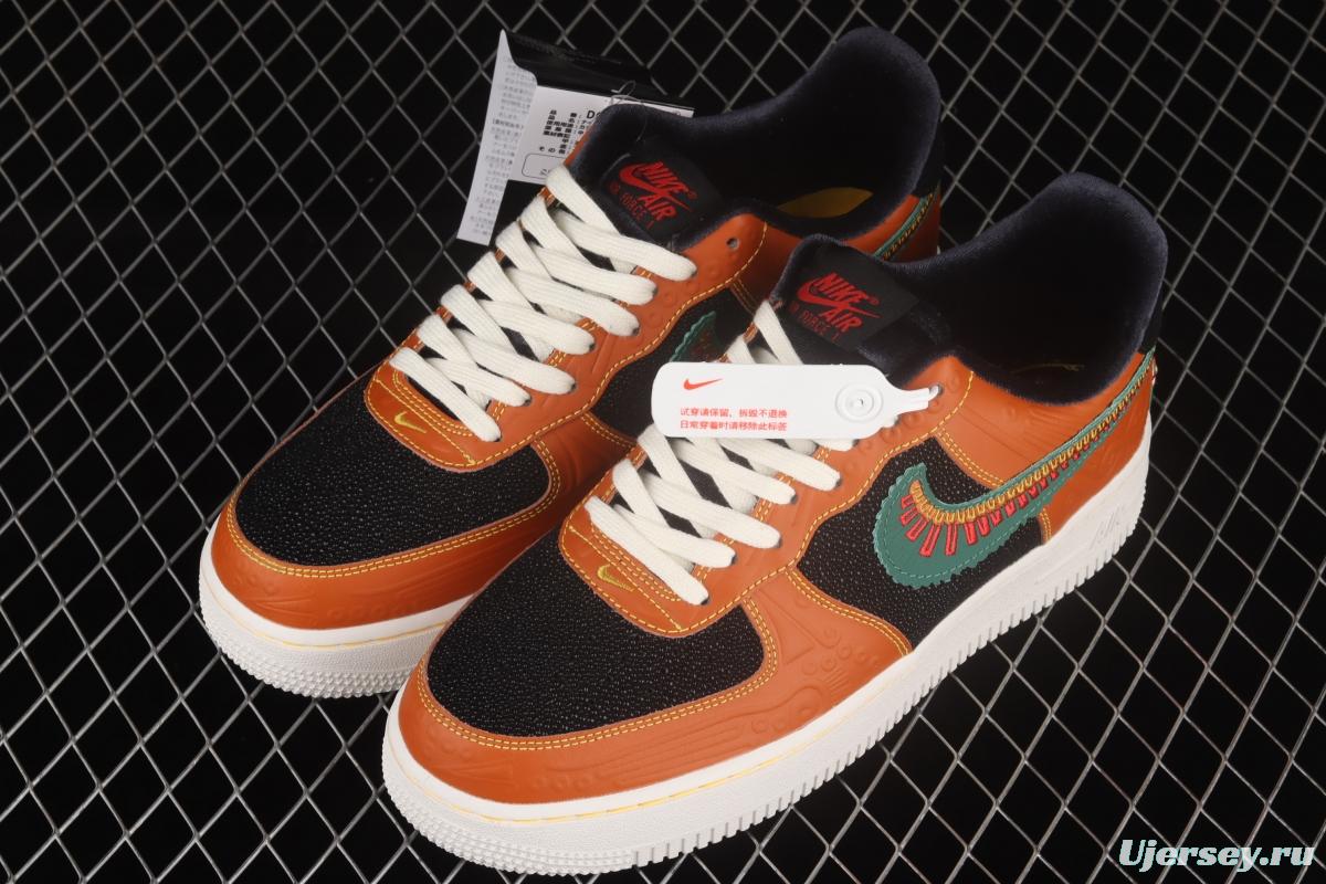 NIKE Air Force 1x 07 Low Siempre Familia Mexican style Day of the Dead low upper board shoes DO2157-816