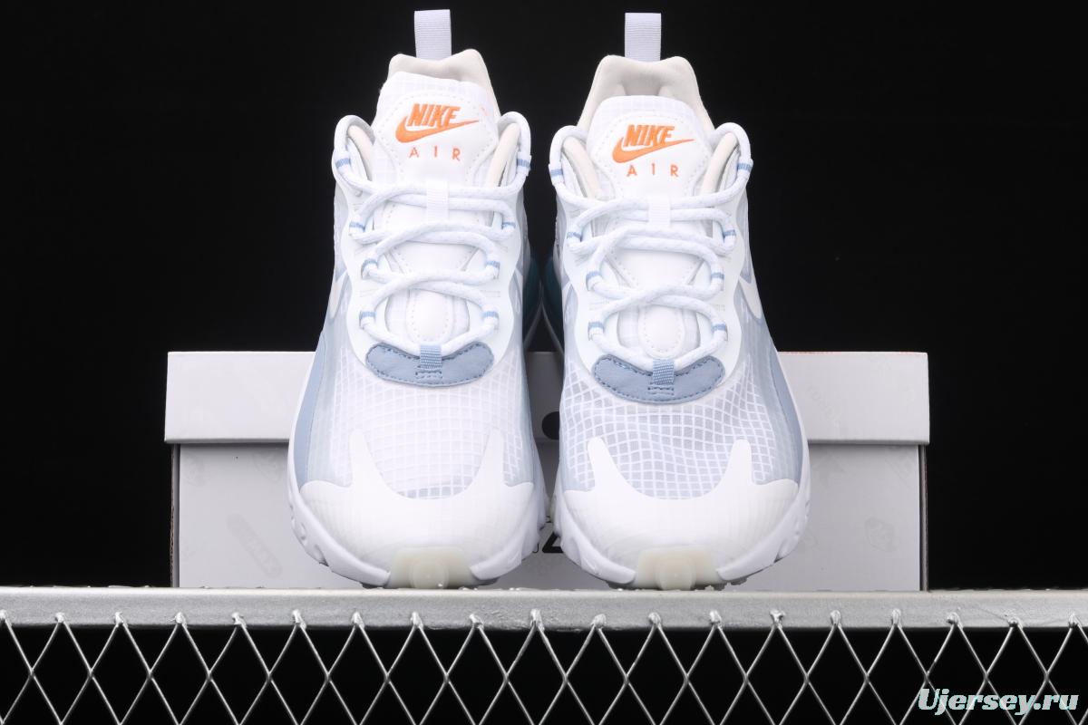 NIKE Air Max 270React new high-frequency mesh function half-palm air cushion cushioning running cloth shoes CT1265-100