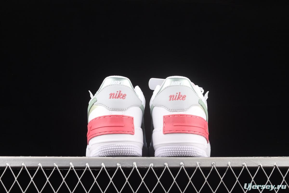 NIKE Air Force 1 ShAdidasow light weight heightened low-top board shoes CI0919-112,