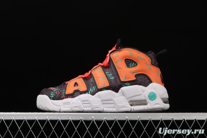 NIKE Air More Uptempo 96 QS Pippen original series classic high street leisure sports basketball shoes AT3408-800