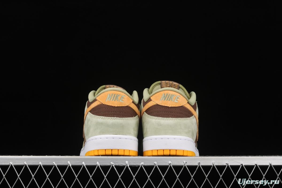 NIKE SB DUNK Low Prm green brown orange SB rebound fashion casual board shoes DH5360-300