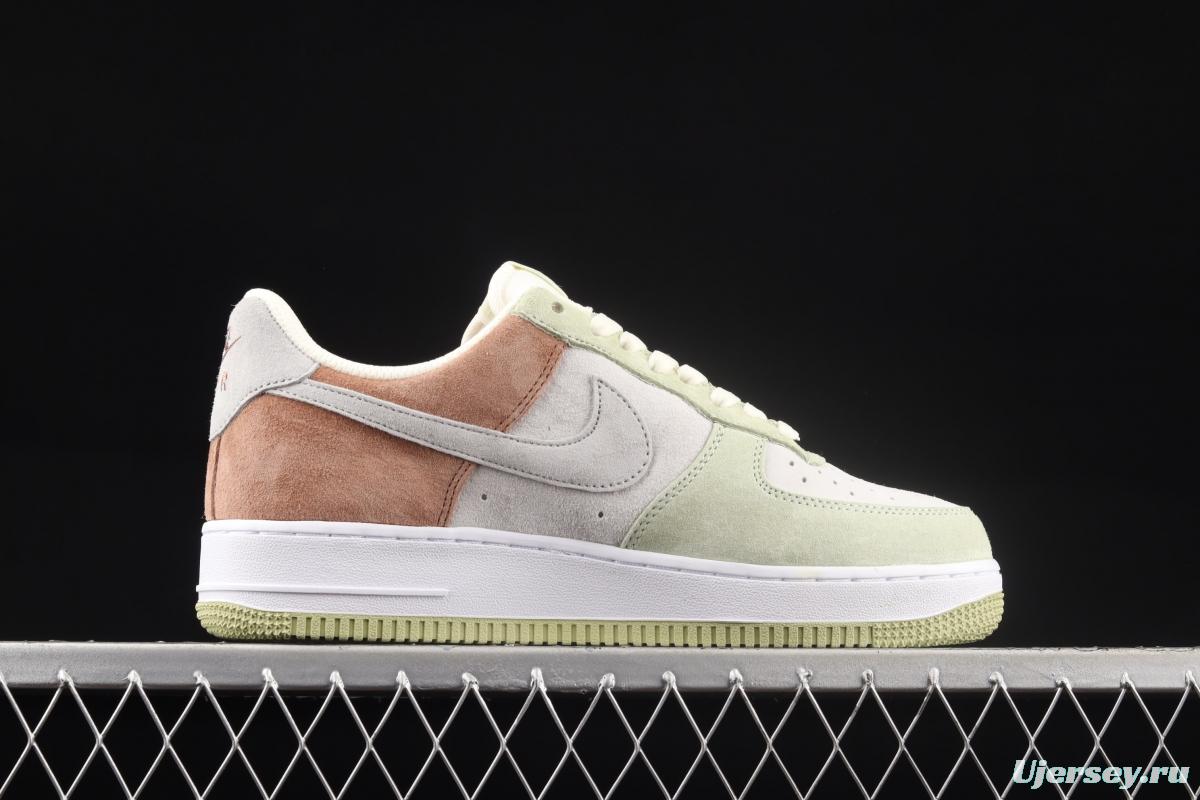 NIKE Air Force 11607 Low light green gray color matching low-top casual board shoes DL5819-618