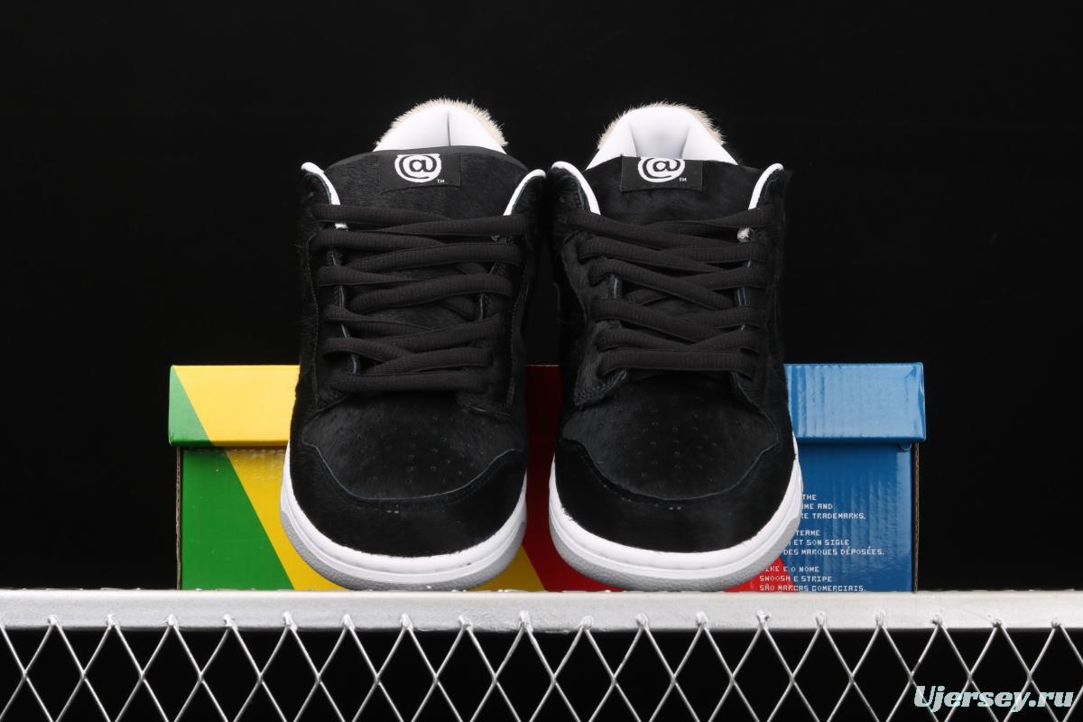 NIKE SB DUNK Low black horse hair joint name dunk series retro low-side leisure sports skateboard shoes CZ5127-001