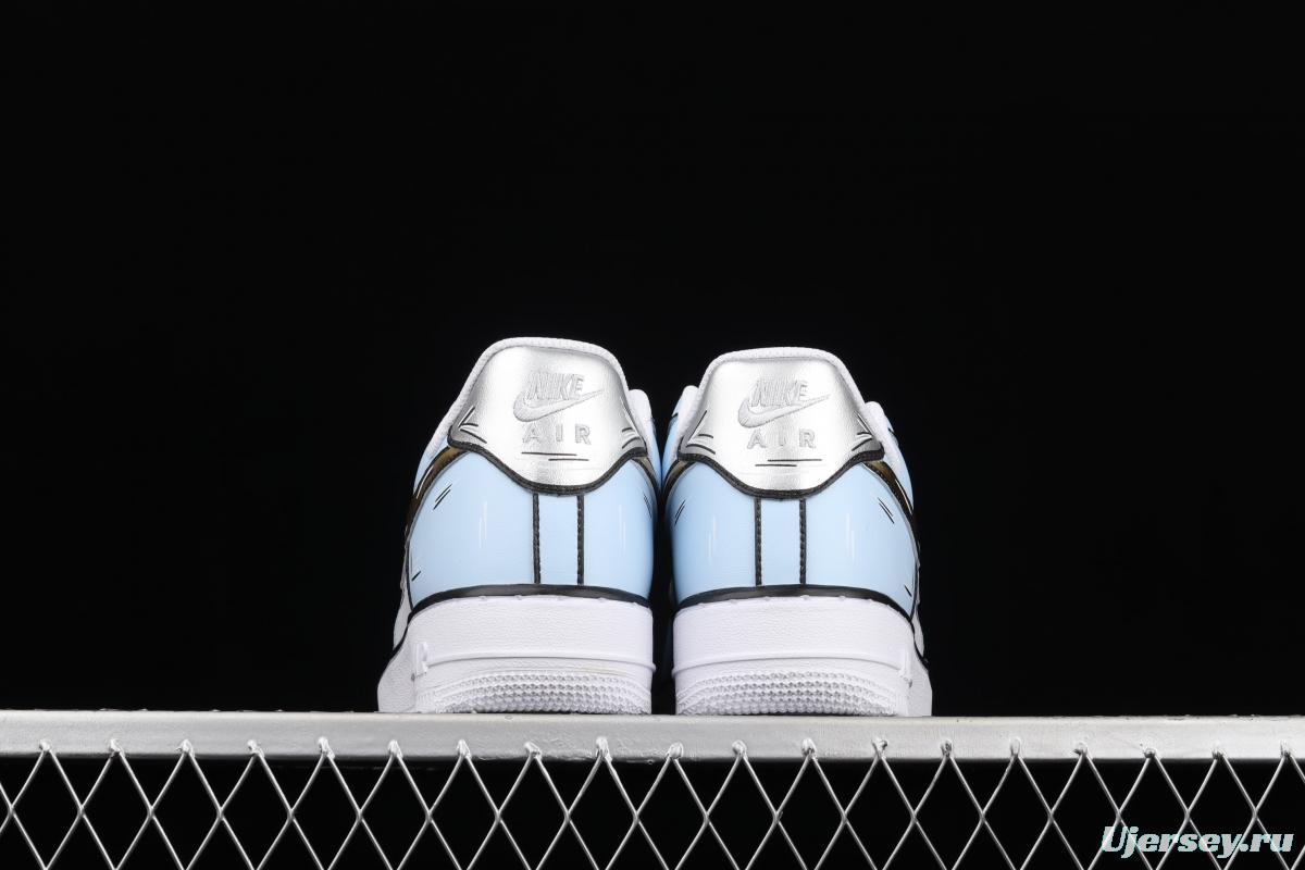 NIKE Air Force 11607 Low two-dimensional theme ice and snow strange color matching low-top casual board shoes CW2288-212