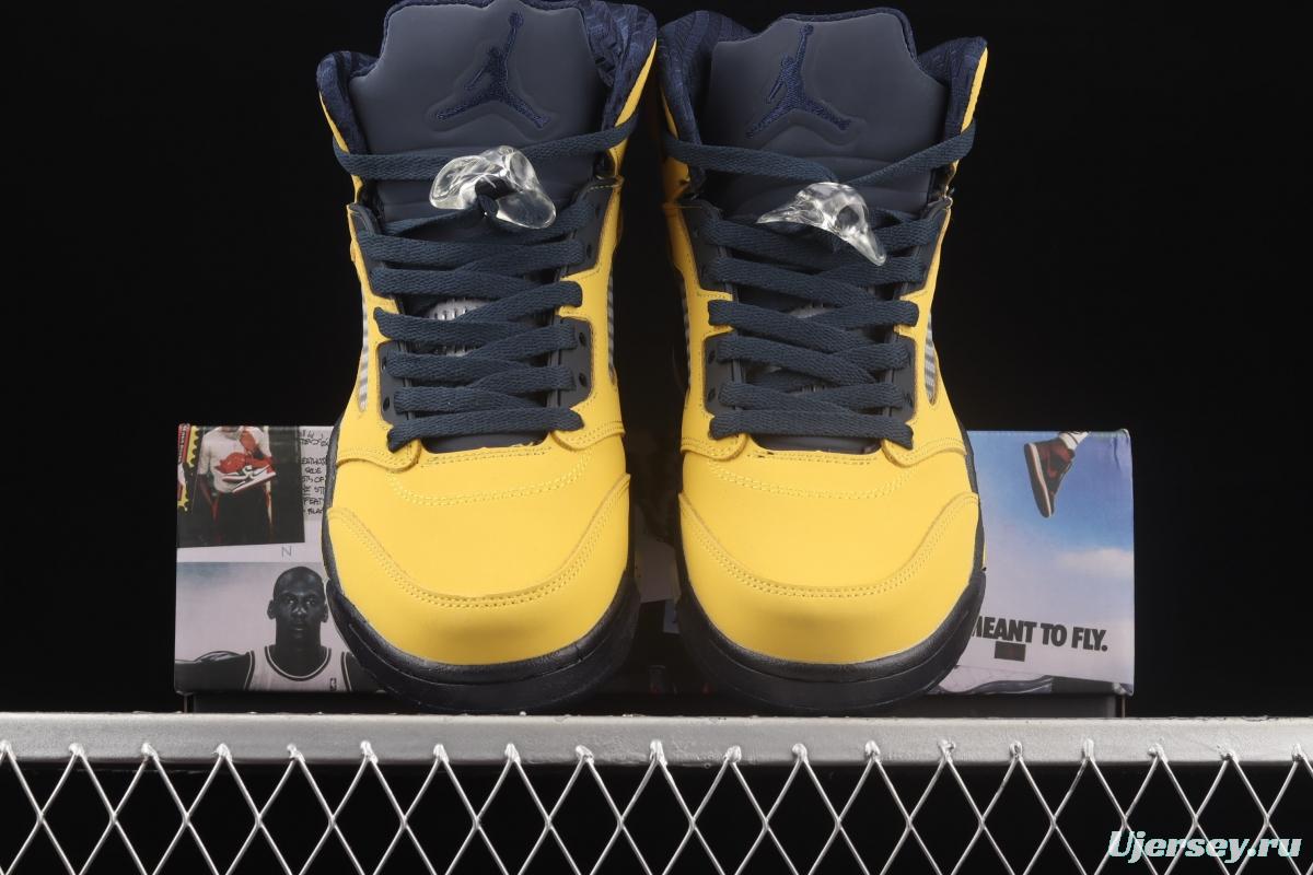 Air Jordan 5 Retro SE Michigan black and yellow 3M reflective Tokyo limited edition CQ9541-704