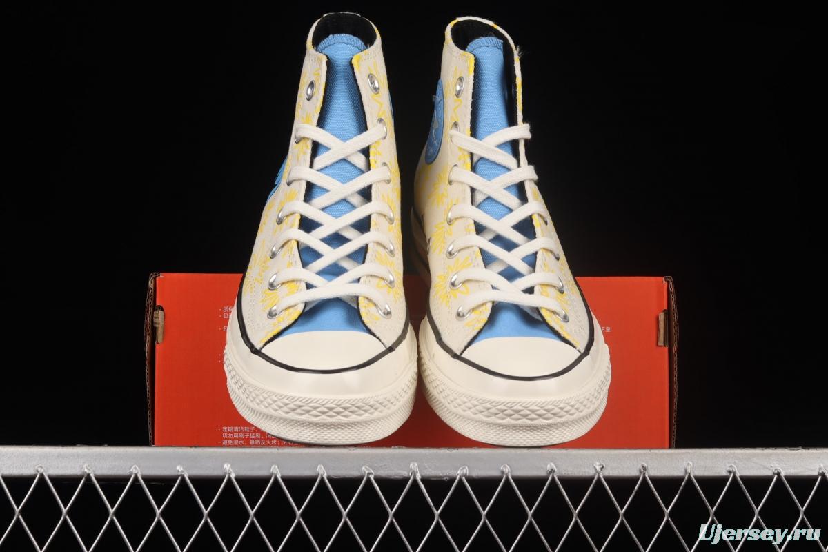 Converse ChuNIKE Taylor spring 2022 new earth graffiti hit high-top casual board shoes 172863C