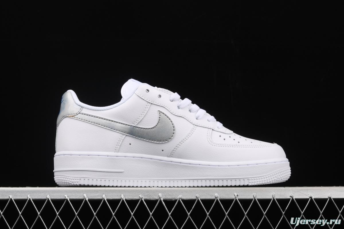 NIKE Air Force 1 Low GS white and blue dazzling haze laser low-top casual board shoes 314219-131