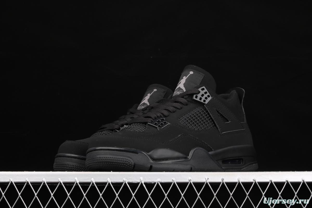 Air Jordan 4 Black Cat black cat headlayer real standard CU1110-010