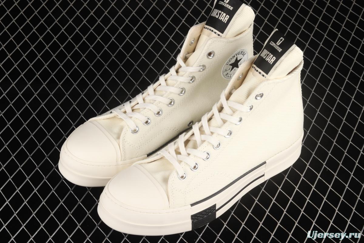 Converse x DRKSHDW international famous designer RickOwens launched a joint series of high-top casual board shoes A00132C.