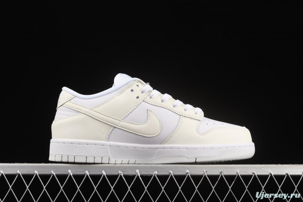 NIKE DUNK Low Next Nature sea salt cream white SB crushed backboard low upper board shoes DD1873-101