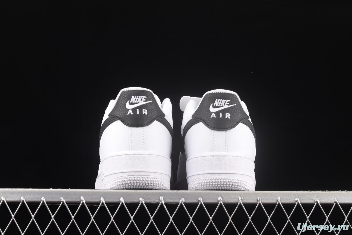 NIKE Air Force 1o07 Low AN20 classic white and black low-top casual board shoes CT2302-100