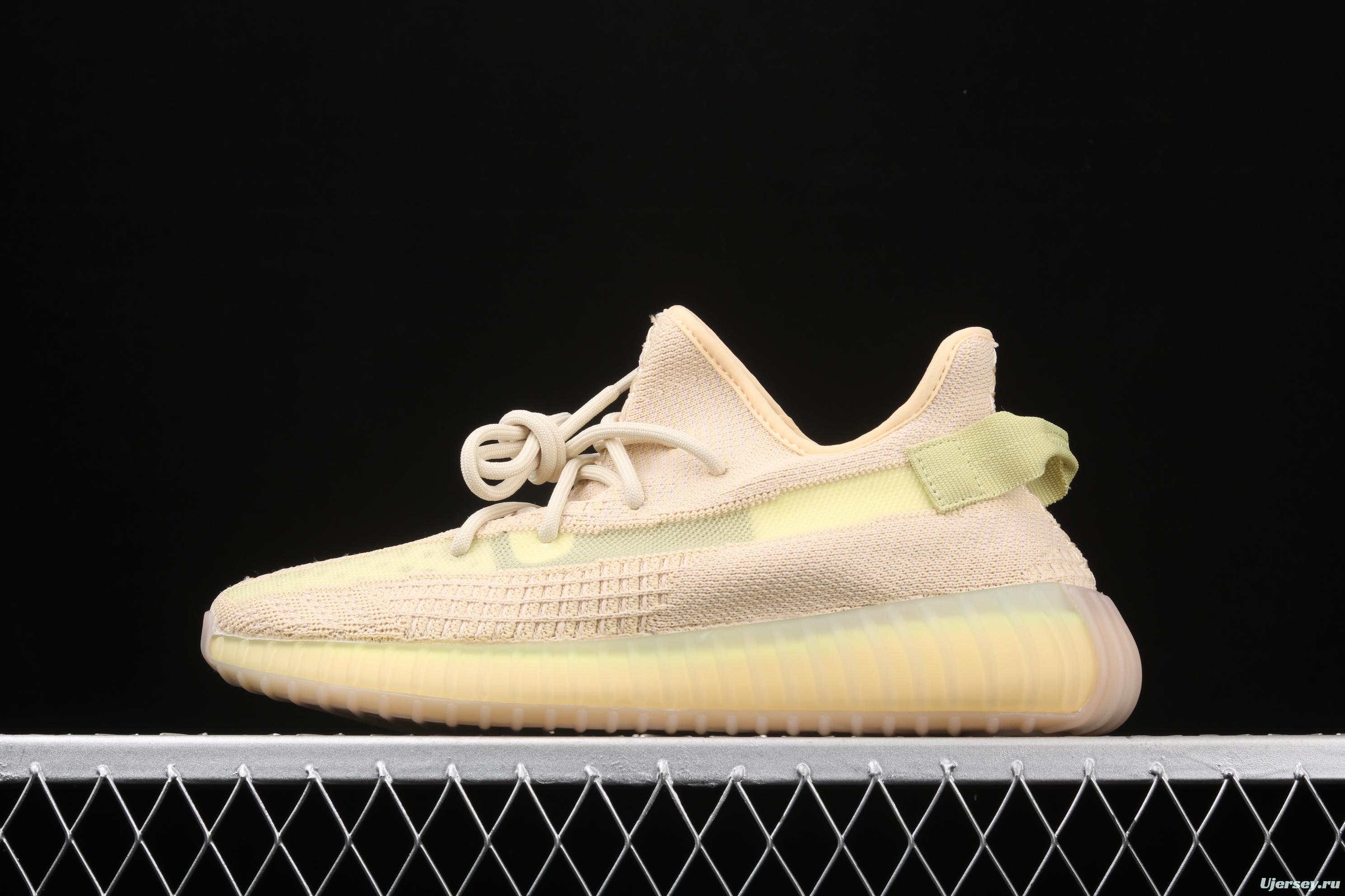 Adidas Yeezy Boost 350 V2 Flax FX9028 Darth Coconut 350 second Generation Coconut New Asia Limited