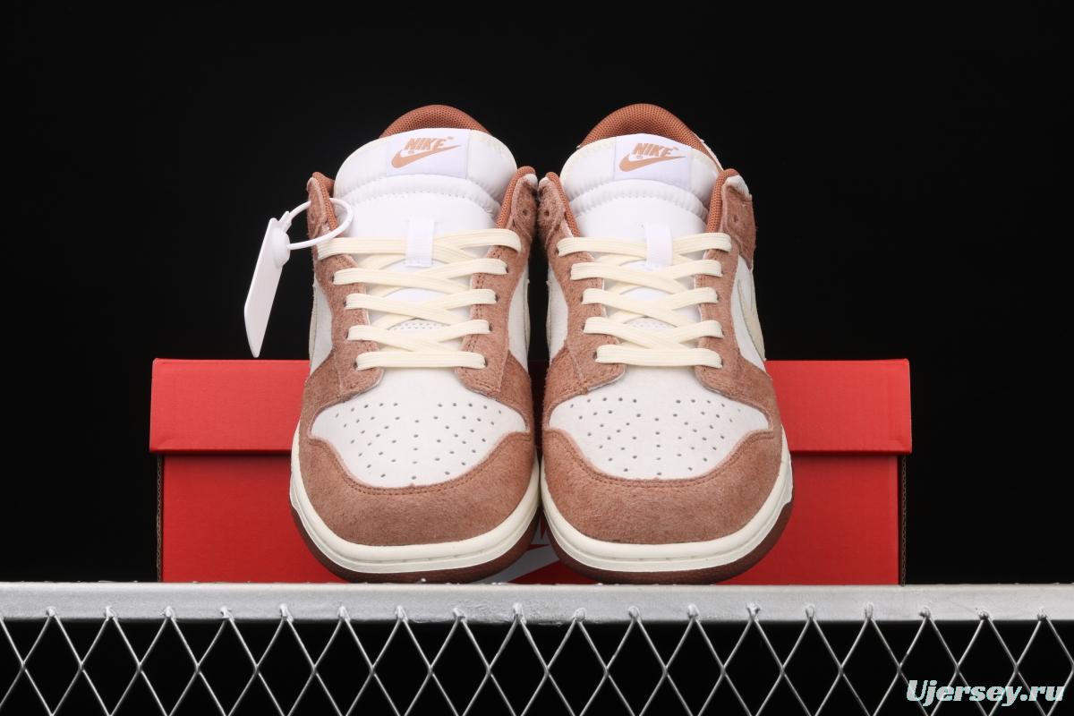 NIKE SB DUNK Low Prm milk brown SB buckle rebound fashion casual board shoes DD1390-100