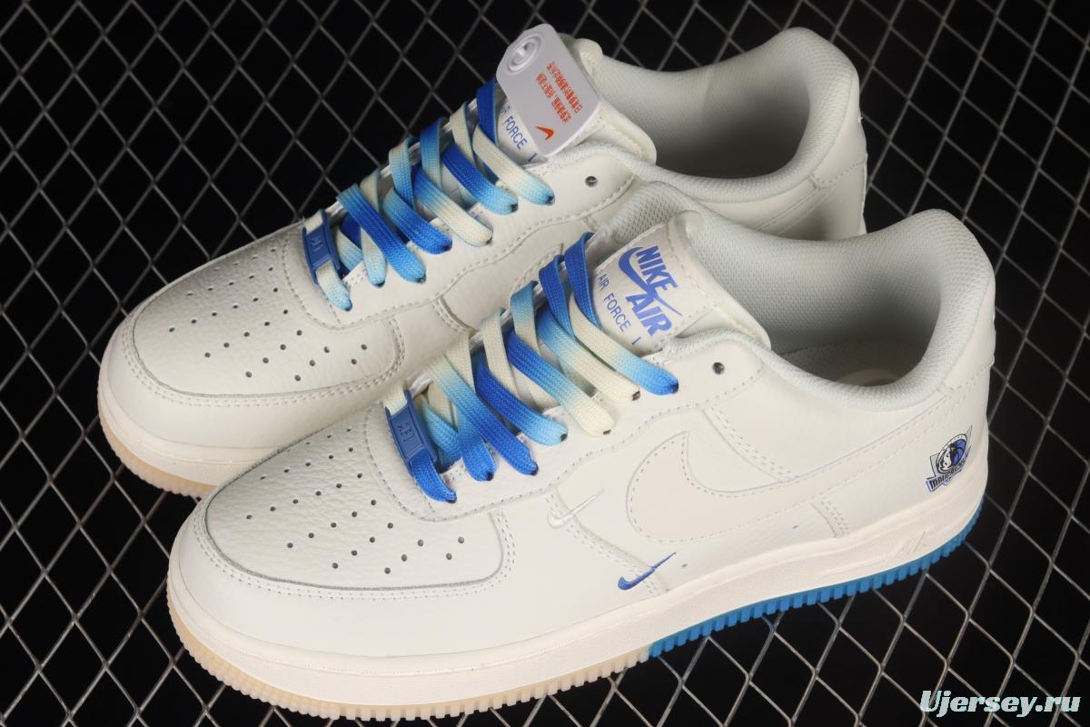 NIKE Air Force 1x 07 Low Rice White Blue Dallas Lone Ranger City limits low-top casual board shoes DH2088-606