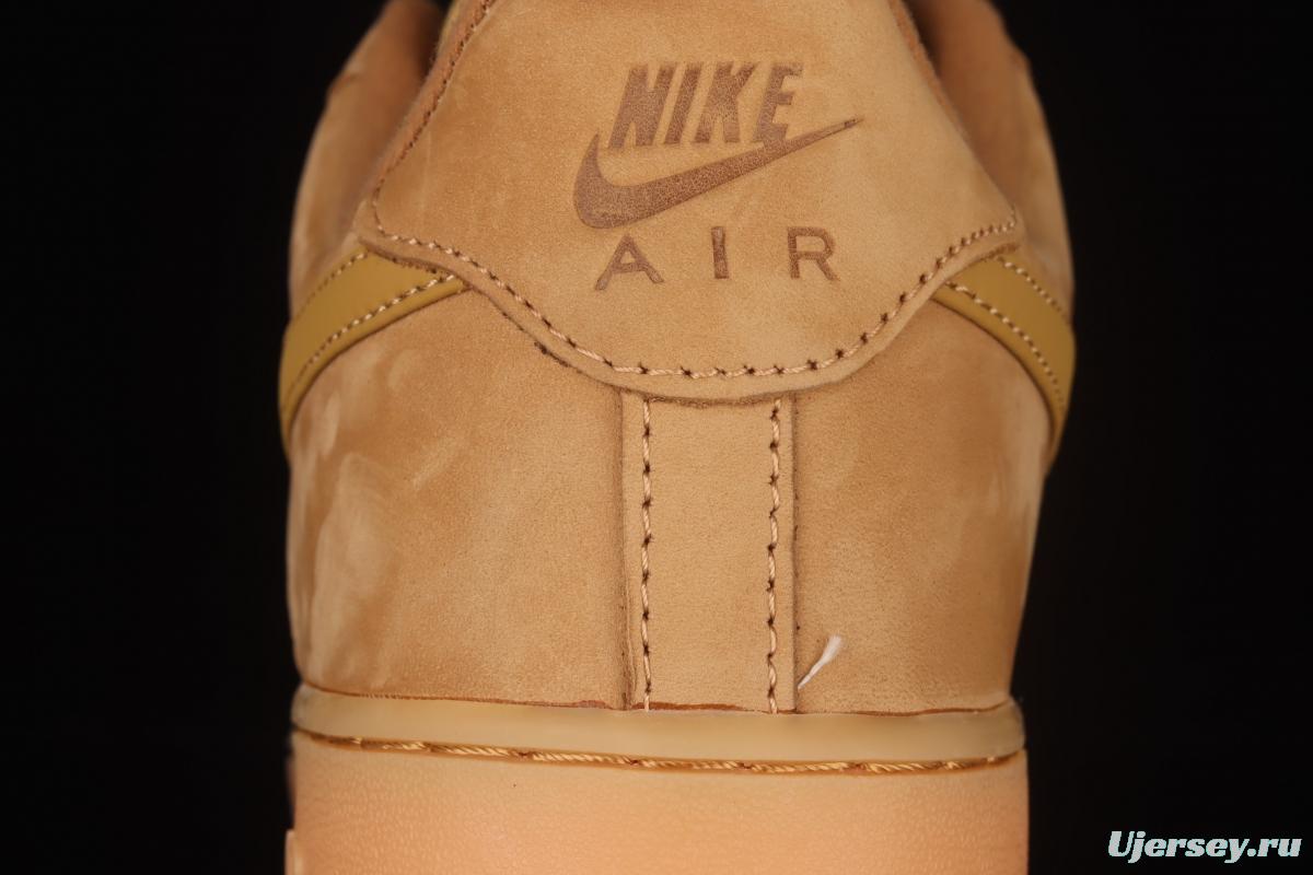 NIKE Air Force 1'07 WB AF1 suede wheat color head low upper board shoes CJ9179-200