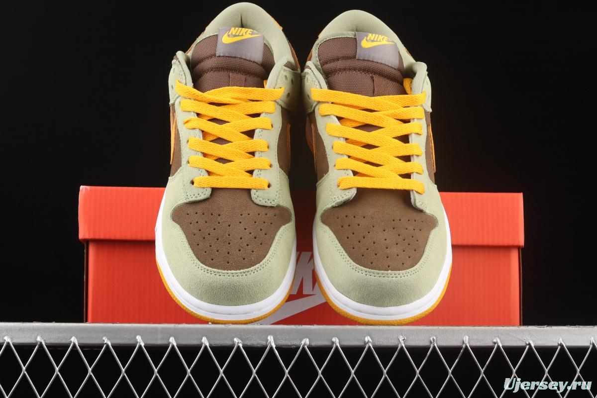 NIKE SB DUNK Low Prm green brown orange SB rebound fashion casual board shoes DH5360-300