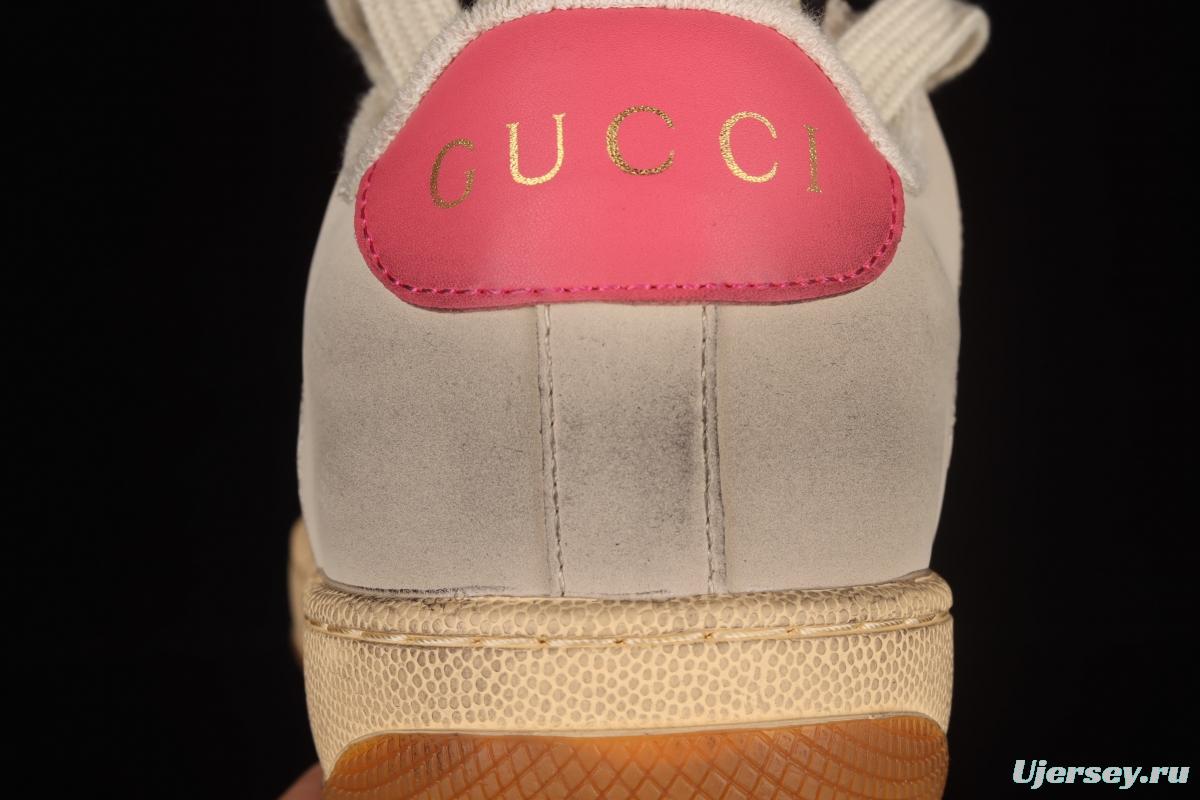 Gucci Distressed Screener Sneaker Gucci classic dirty shoes