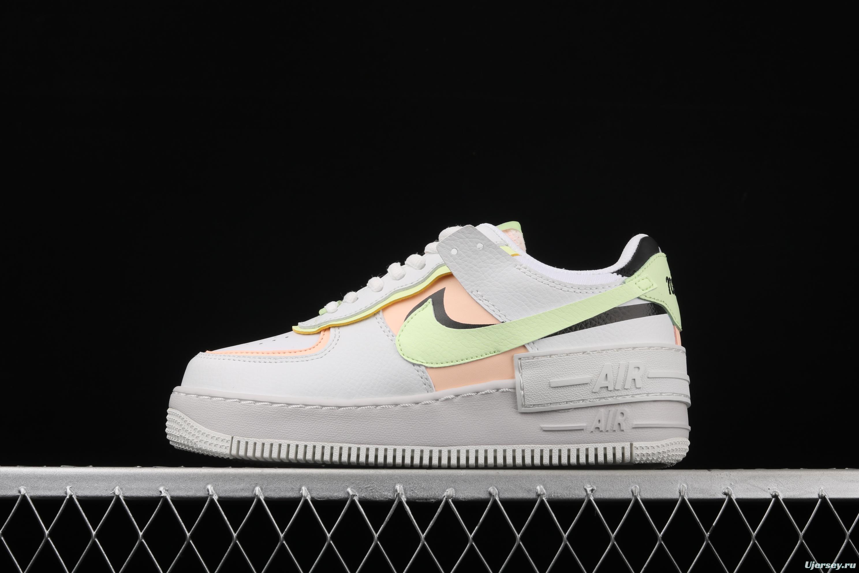 NIKE Air Force 1 ShAdidasow light weight heightened low-top 100-board shoes CI0919-107,