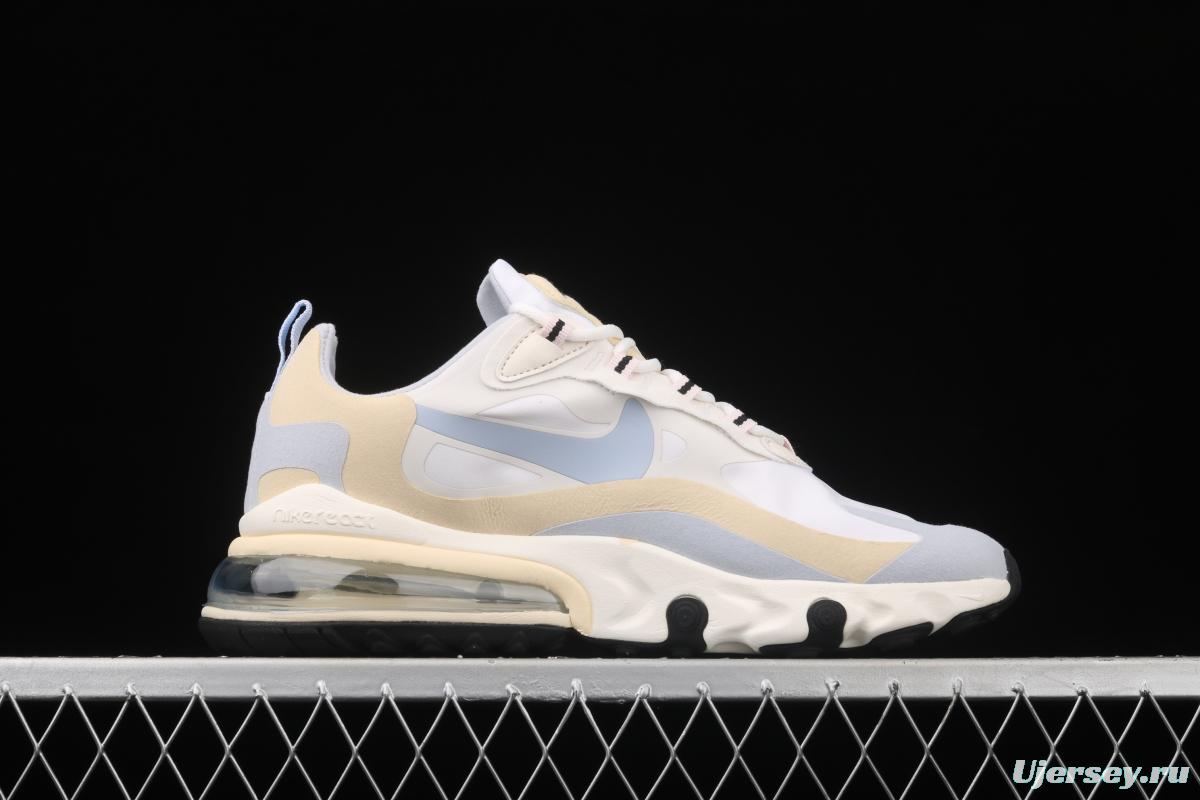 NIKE Air Max 270React new high-frequency mesh function half-palm air cushion cushioning running cloth shoes CT1287-100