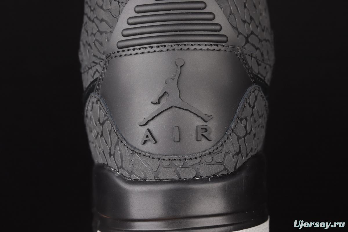 Jordan Legacy 312 black burst color matching Velcro three-in-one board shoes AV3922-006
