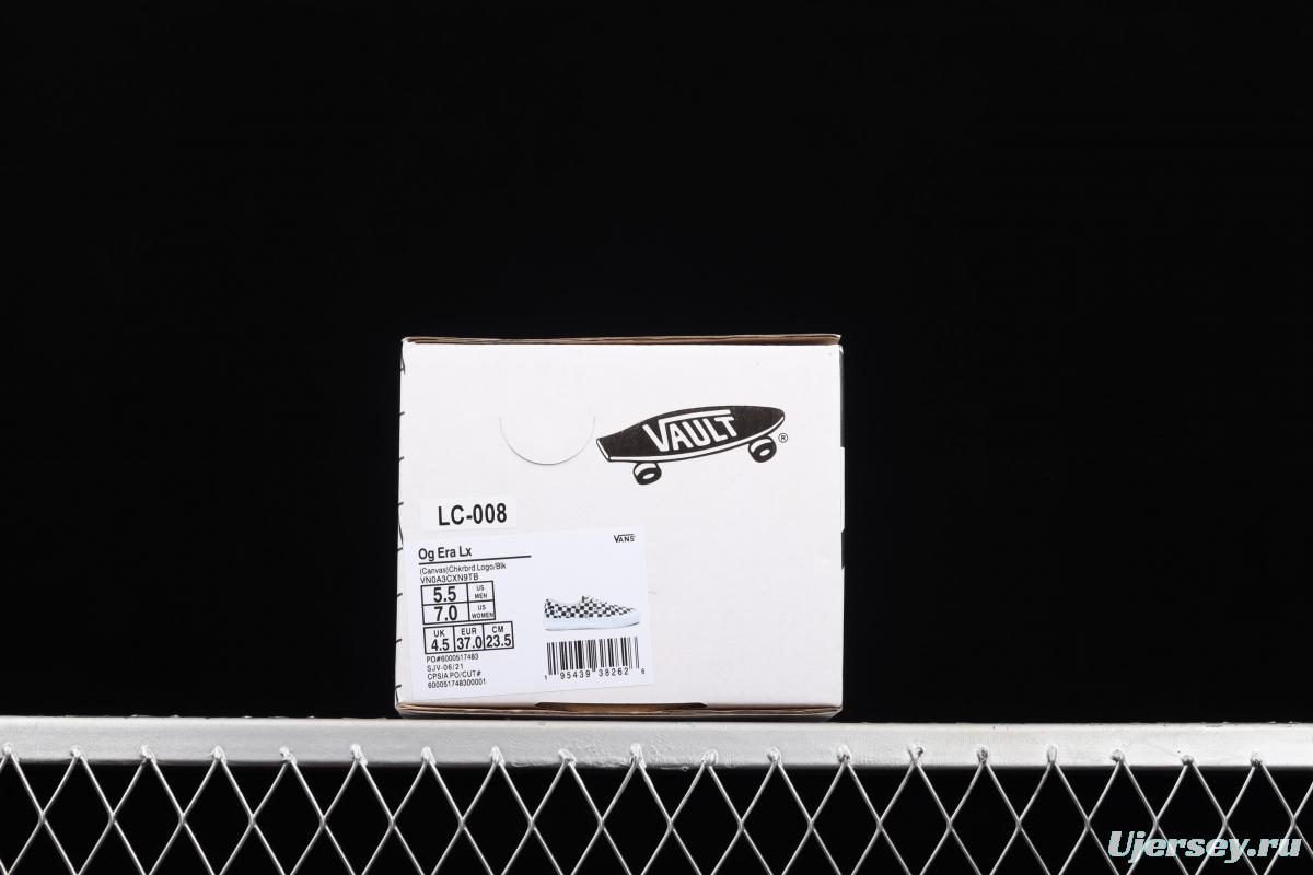 Vans Vaul OG Era LX high-end branch line series checkerboard element low upper board shoes VN0A3CXN9TB