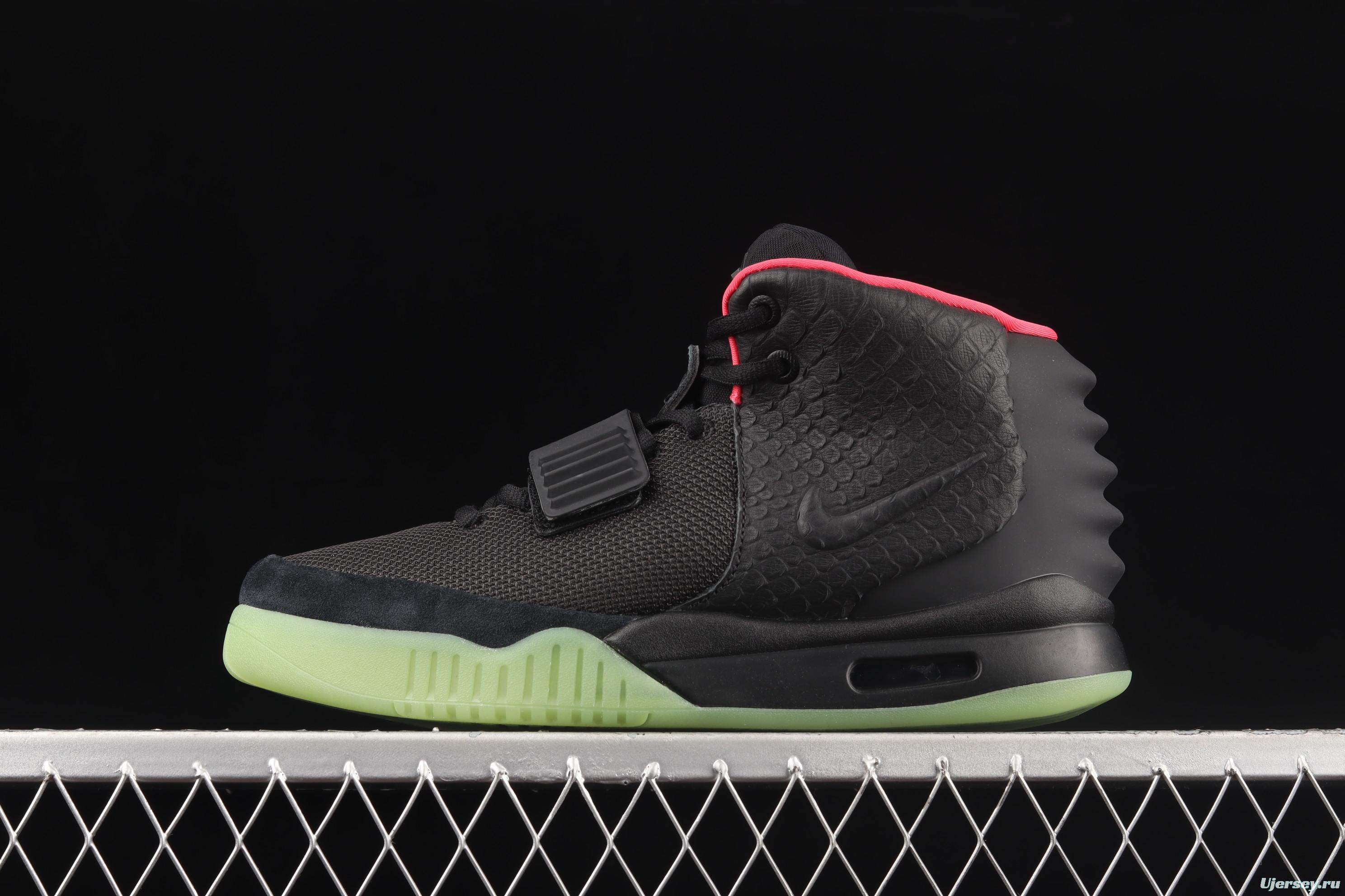 NIKE Yeezy 2 NRG Kanye West limited edition black coconut black rose Kanye shoes 508214-006