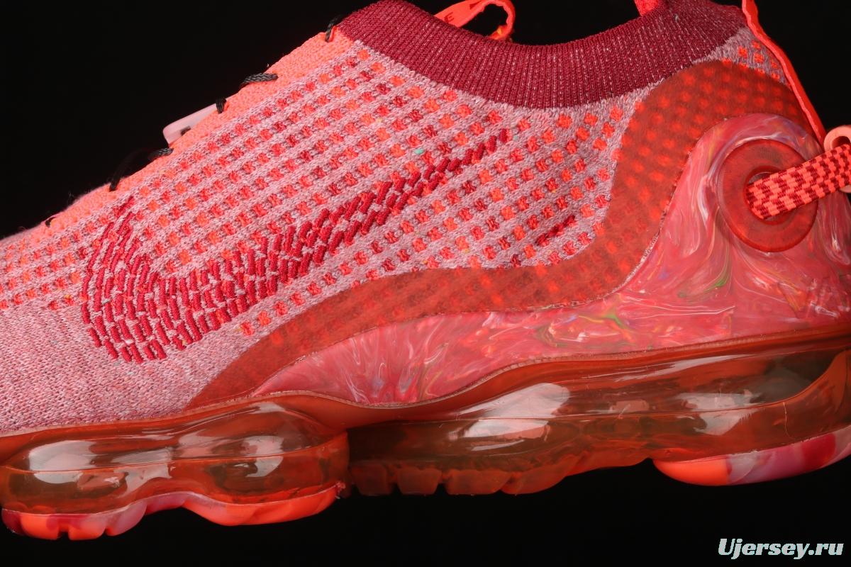 NIKE Air Vapormax 2020 Flyknit fly-woven fast lace full-palm air cushion jogging shoes CT1823-600