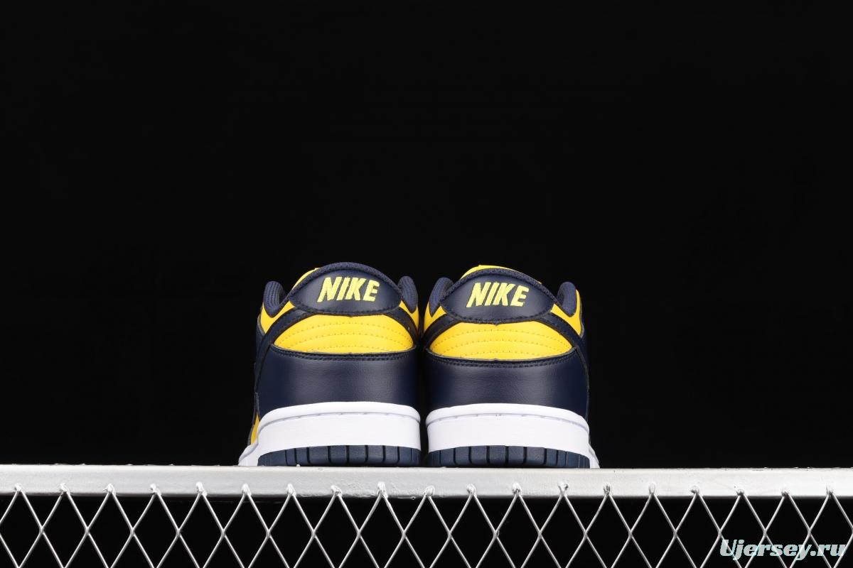 NIKE SB DUNK Low Michigan Michigan color buckle broken backboard fashion casual board shoes DD1391-700