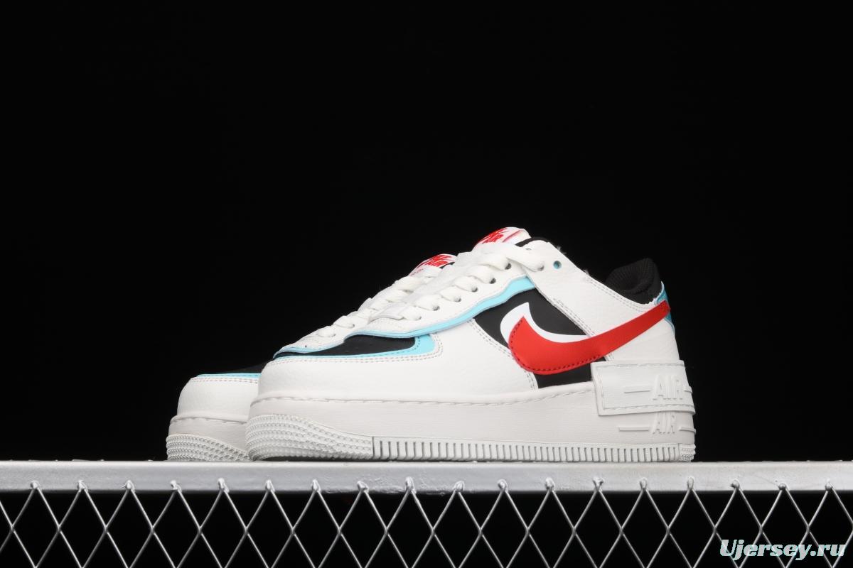 NIKE Air Force 1 ShAdidasow Rtl light weight heightened low-top board shoes DA4291-100