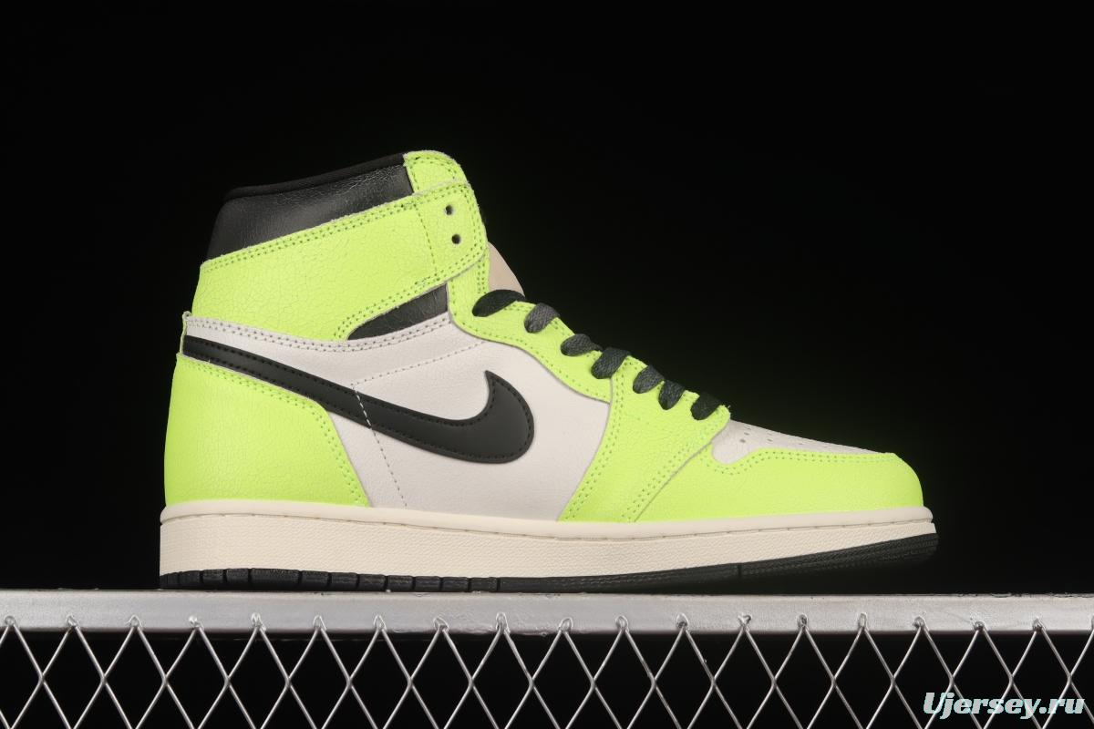 Air Jordan 1 High OG Volt Fluorescent Green 555088-702