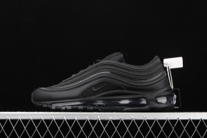 NIKE Air Max 973M reflective all-black bullet air cushion running shoes BQ4567-001