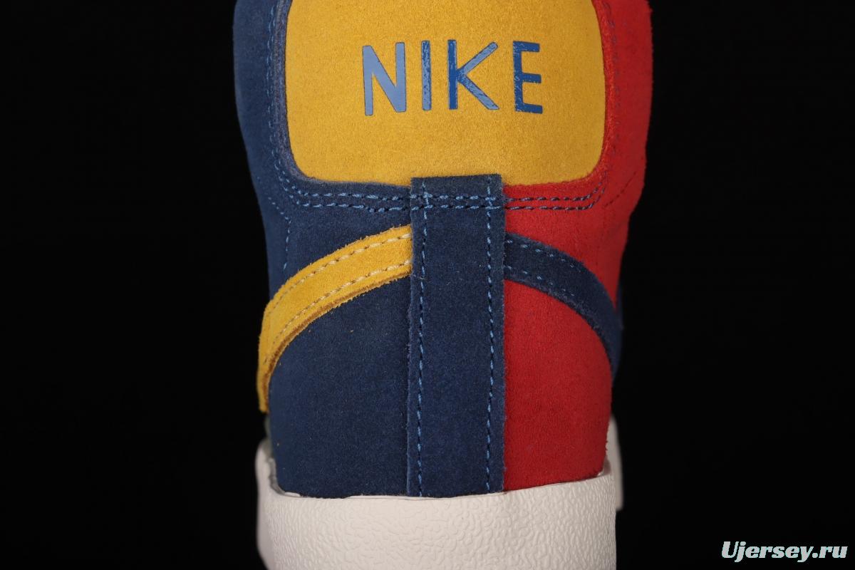 NIKE Blazer Mid'77 Vntg We Suede spliced Yuanyang high-top casual board shoes DC9179-476