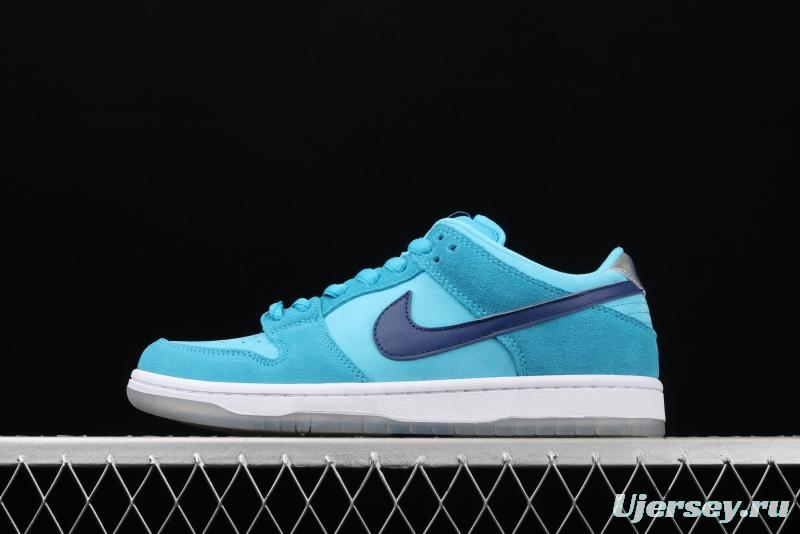 NIKE SB DUNK Low Pro sky blue wool-like low-top casual board shoes BQ6817-400