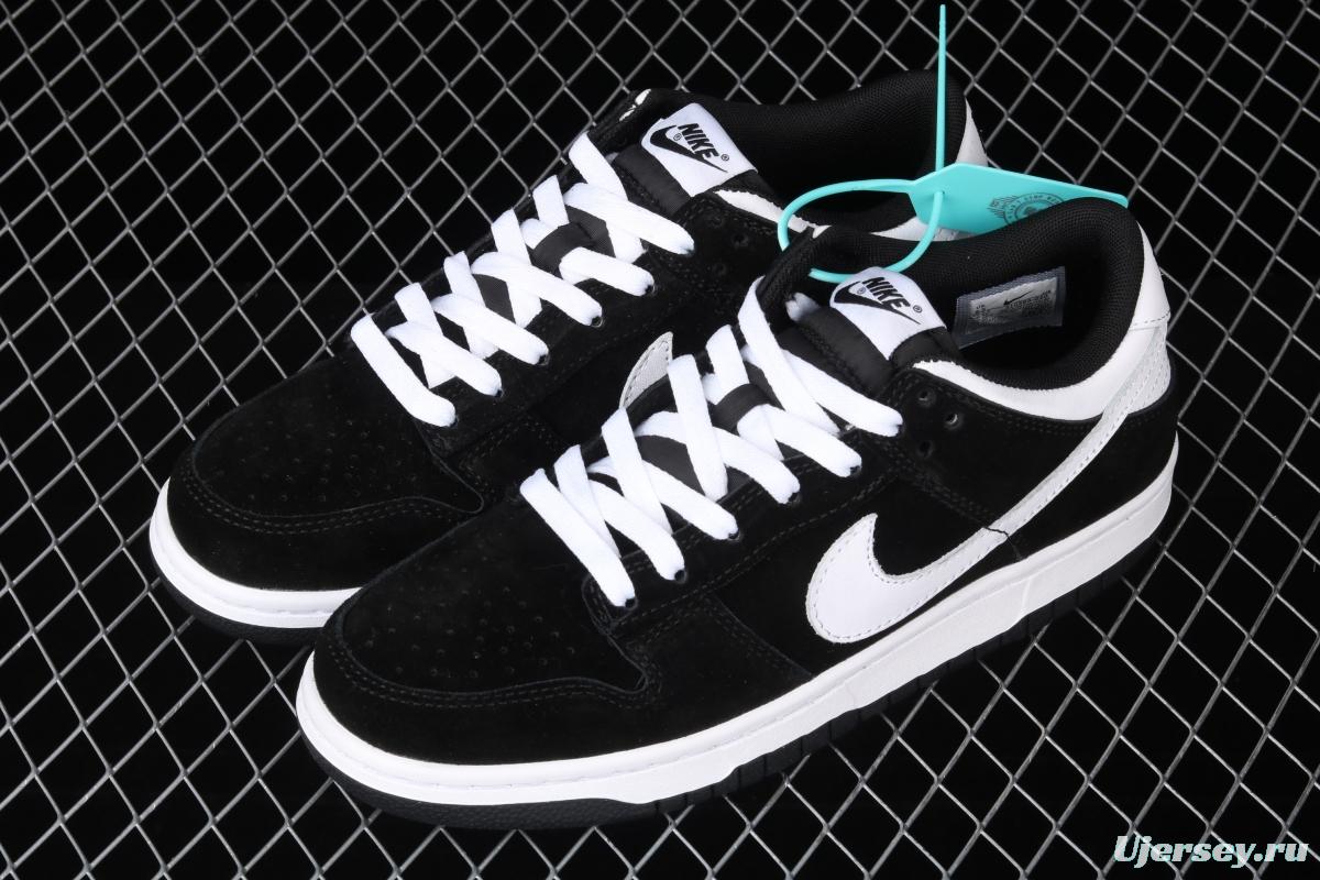 NIKE SB Zoom DUNK Low GS Snow Black and White Slam Dunk Series low side Leisure Sports Skateboard shoes 310569-020