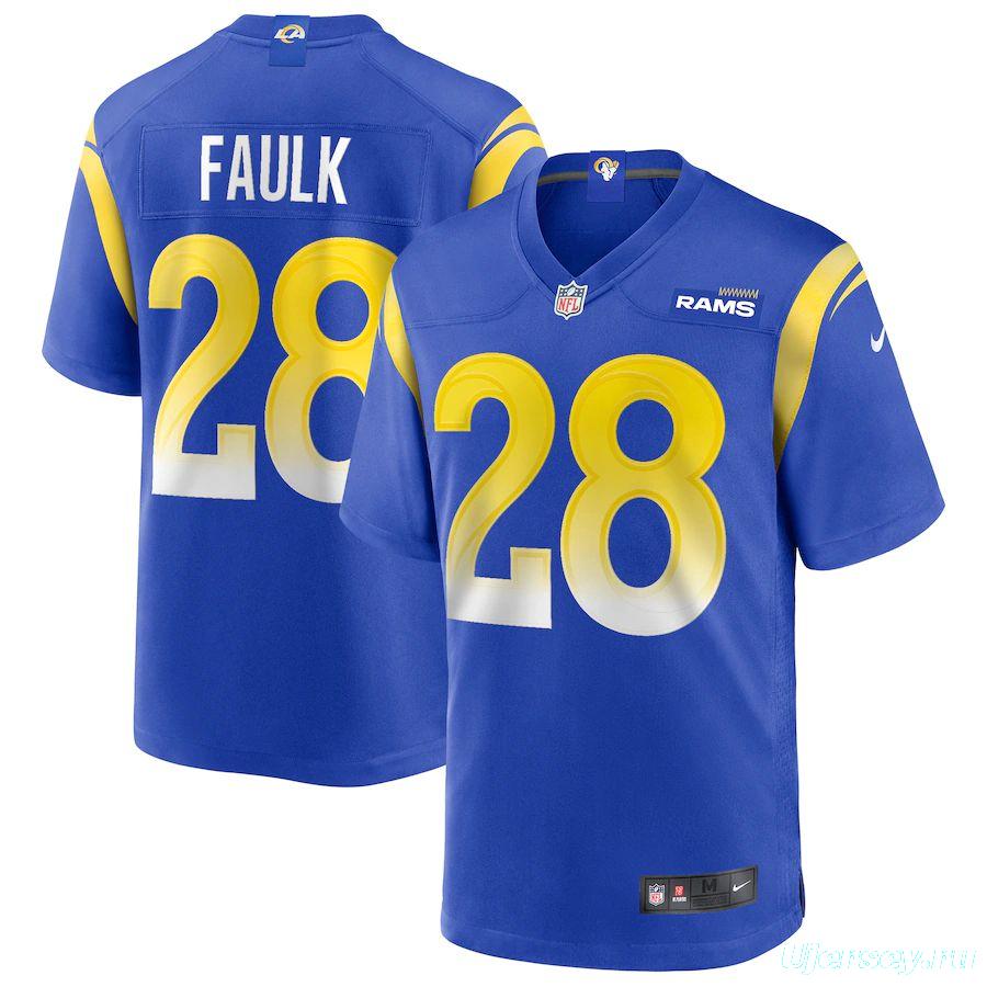 Men's Marshall Faulk Royal Retired Player Limited Team Jersey