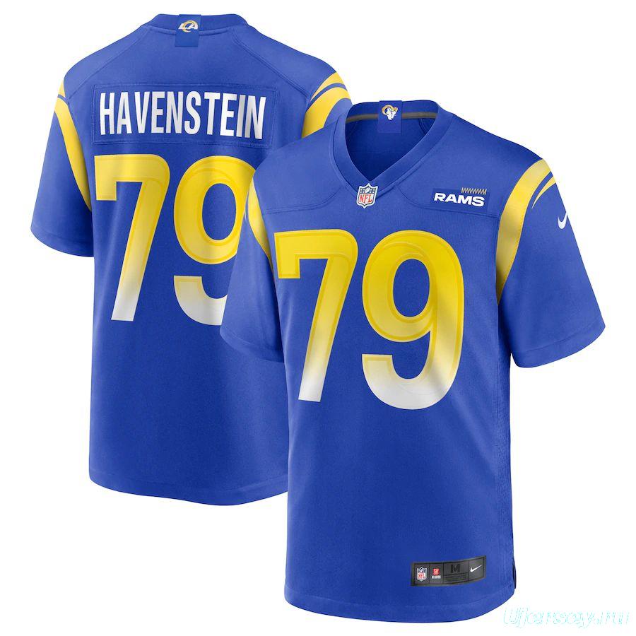 Men's Rob Havenstein Royal Player Limited Team Jersey