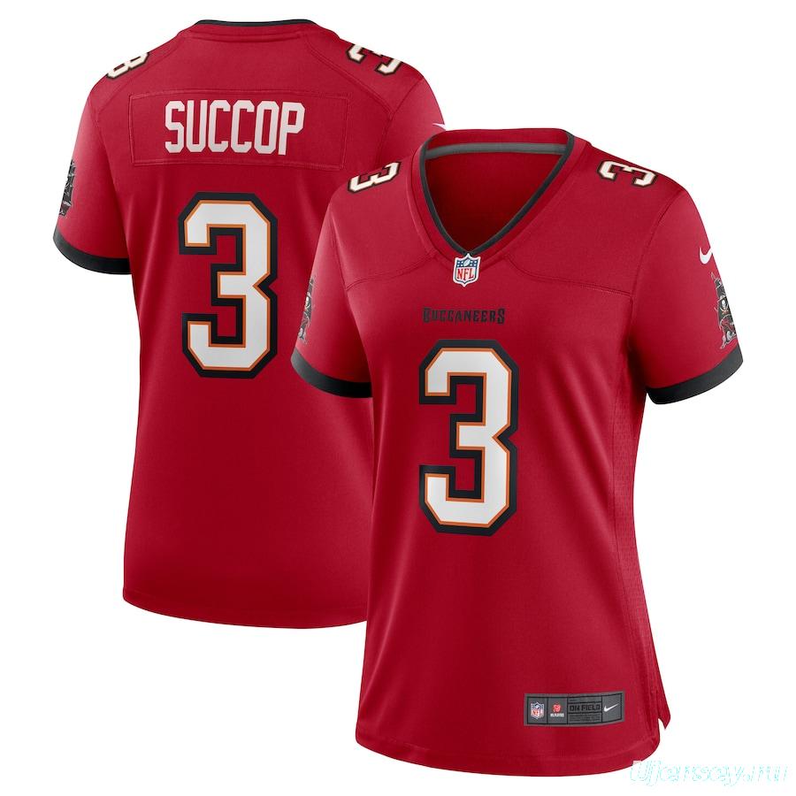 Women's Ryan Succop Red Player Limited Team Jersey