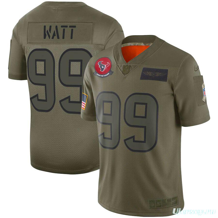 Youth J.J. Watt Olive 2019 Salute to Service Player Limited Team Jersey