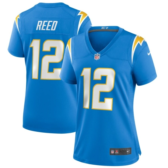 Women's Joe Reed Powder Blue Player Limited Team Jersey