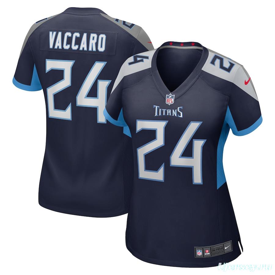 Women's Kenny Vaccaro Navy Player Limited Team Jersey