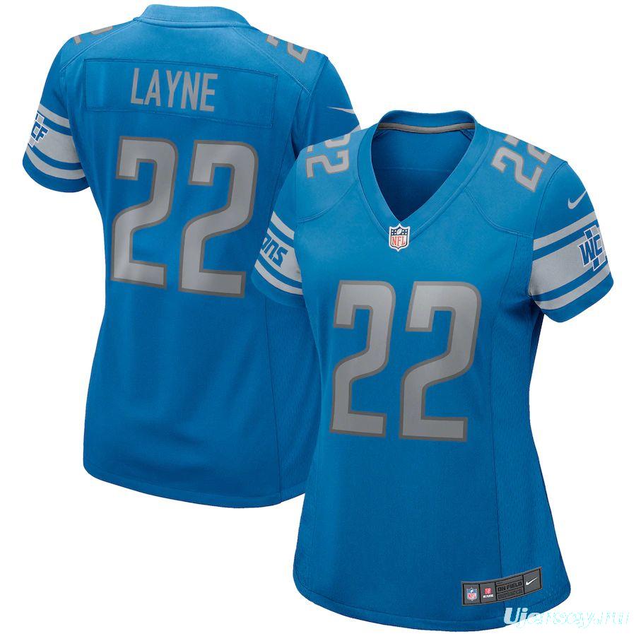 Women's Bobby Layne Blue Retired Player Limited Team Jersey