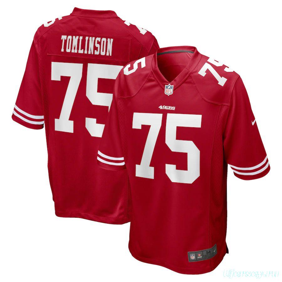 Men's Laken Tomlinson Scarlet Player Limited Team Jersey