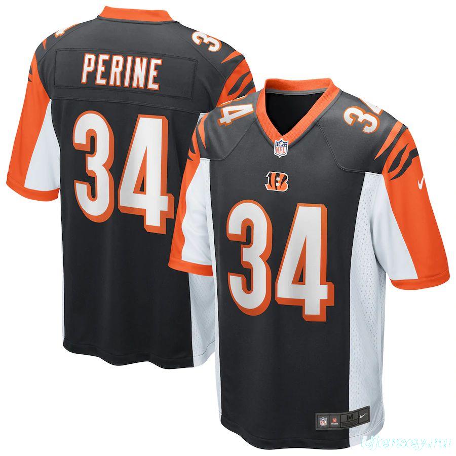 Men's Samaje Perine Black Player Limited Team Jersey