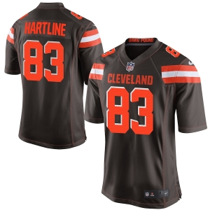 Men's Brian Hartline Brown Player Limited Team Jersey