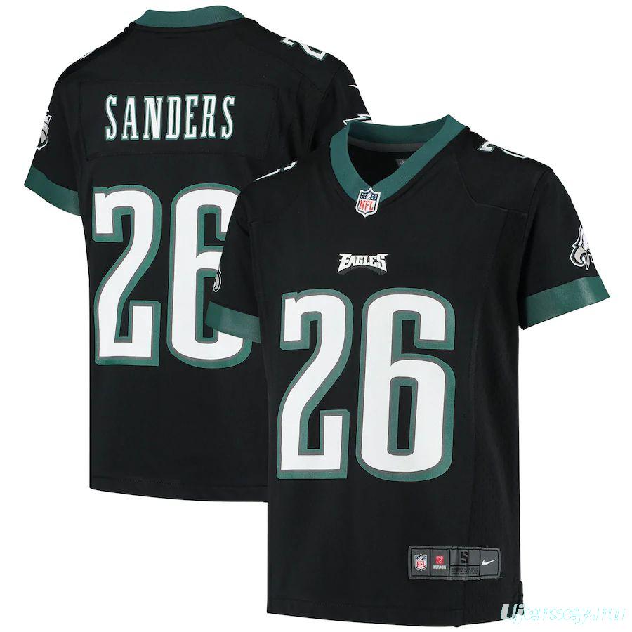 Youth Miles Sanders Black 2020 Player Limited Team Jersey