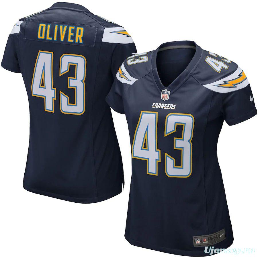 Women’s Branden Oliver Navy Blue Player Limited Team Jersey