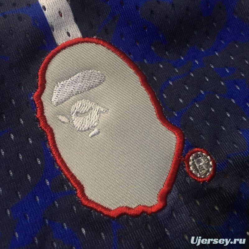 Men's BAPE Blue Retro Classic Team Jersey