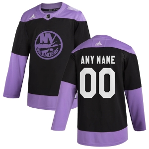 Youth Black Hockey Fights Cancer Custom Practice Team Jersey